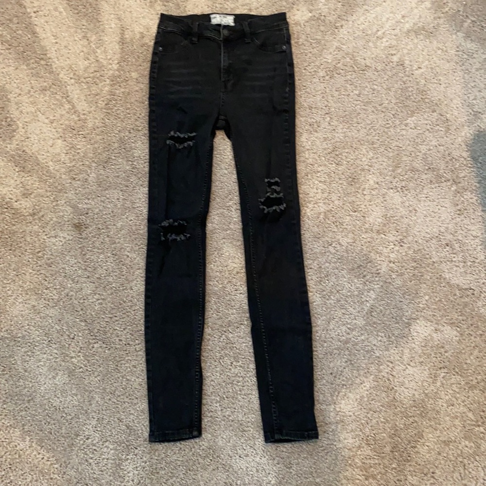 Black Free People Skinny Jeans